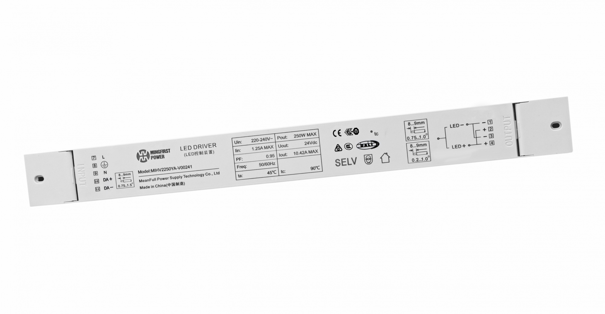 线性隔离DALI恒压驱动器 0830