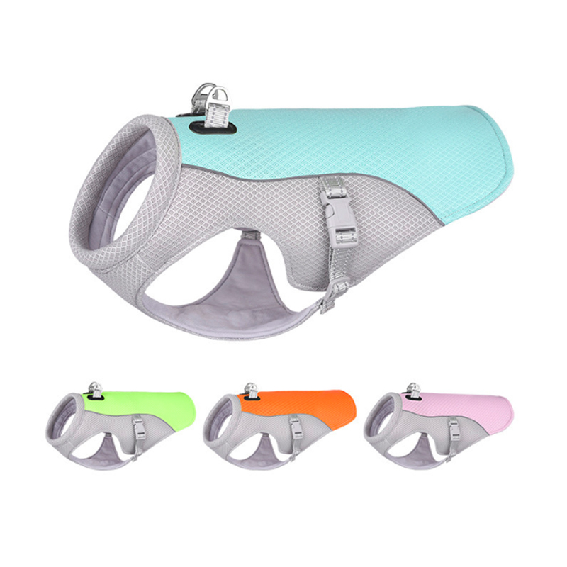 Cooling dog harness in summer