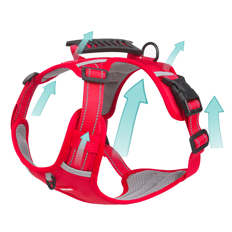 Adjustable Soft Padded Pet Vest with Easy Control Handle