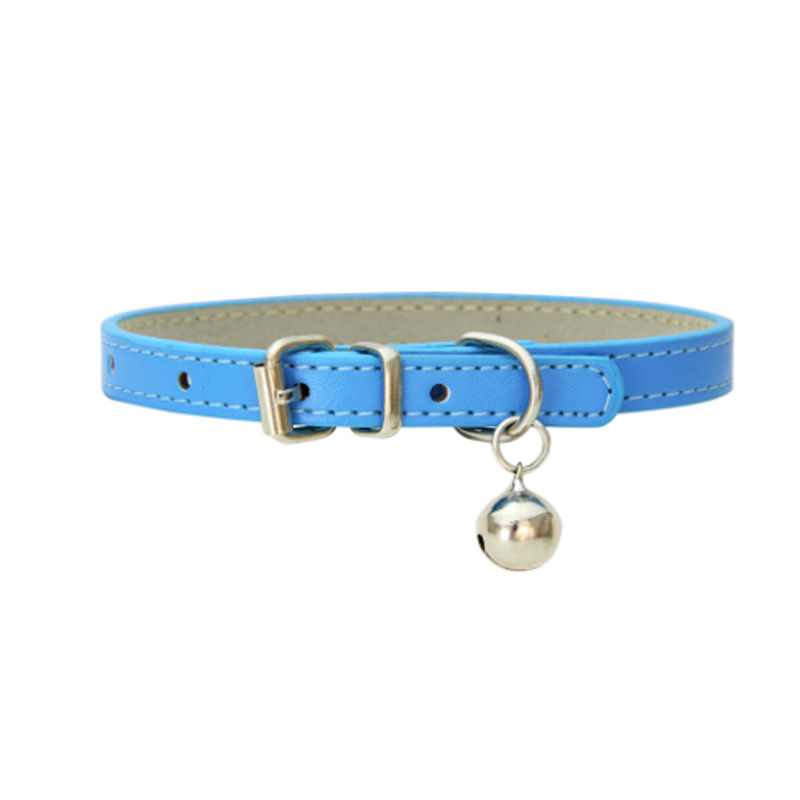 PU Cat Collar Adjustable Small Pet Collars Colorful Puppy Identification Collar