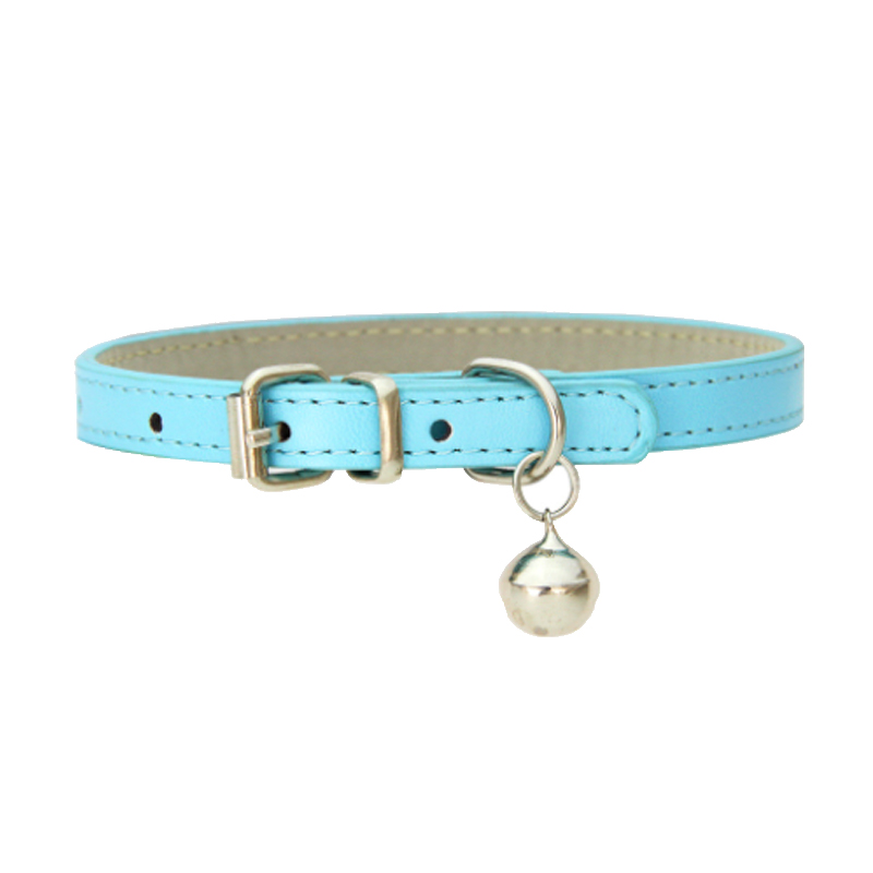 PU Cat Collar Adjustable Small Pet Collars Colorful Puppy Identification Collar