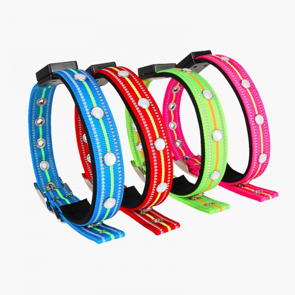 USB Rechargeable with Water Resistant Glowing Dog Collar Light