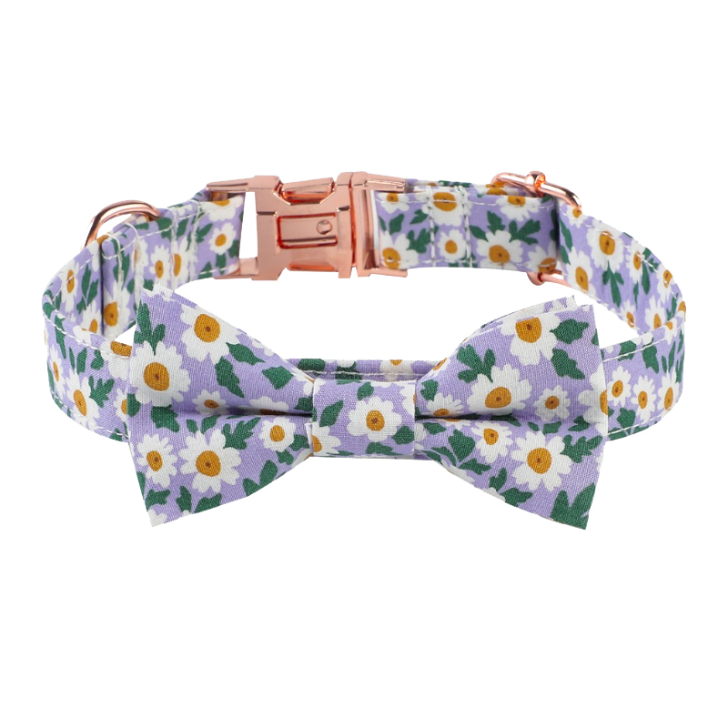 Cute Pattern Dog Collar with Hardware Buckle Adjustable Collar for Small Medium Large Dogs Puppy