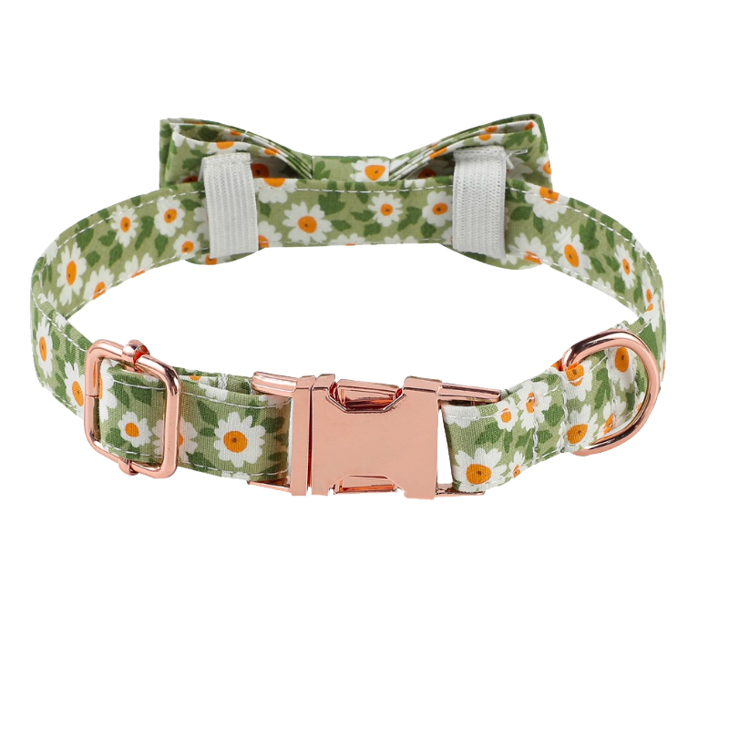 Cute Pattern Dog Collar with Hardware Buckle Adjustable Collar for Small Medium Large Dogs Puppy