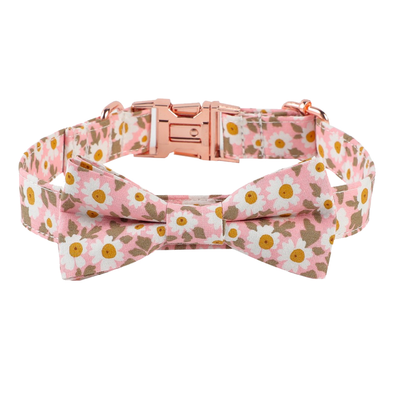 Cute Pattern Dog Collar with Hardware Buckle Adjustable Collar for Small Medium Large Dogs Puppy