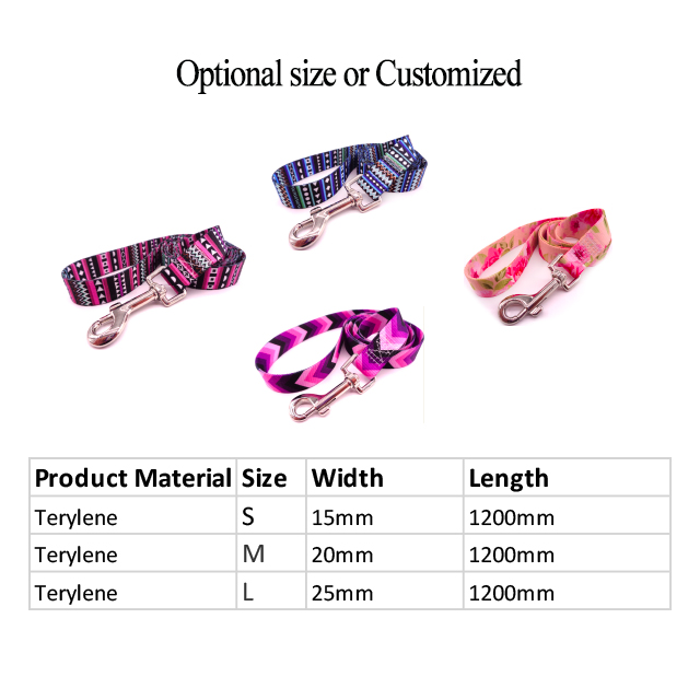 Custom Personalized pattern on pet leash