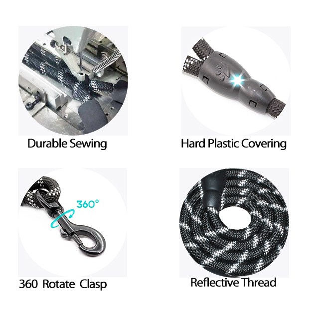 Custom Braided Rope Explosion-Proof Dog Leash