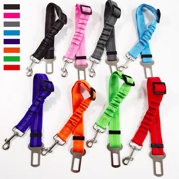Seat Belt for Dogs with Elastic Bungee Buffer