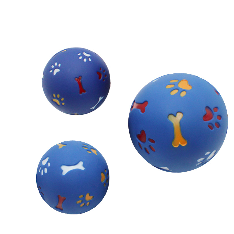 Interactive Food Dispensing Puppy Puzzle Toy Dog Treat Ball
