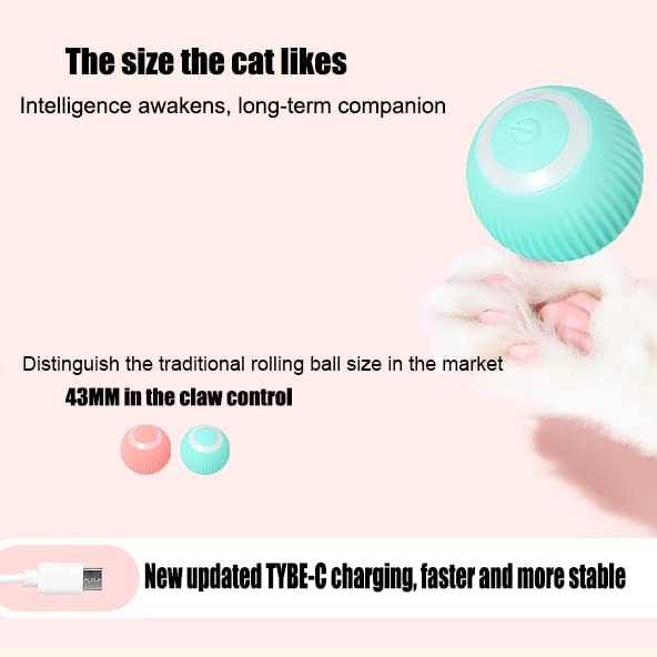 Interactive Dog Toys Wicked Ball Self Moving Motion Activated Ball