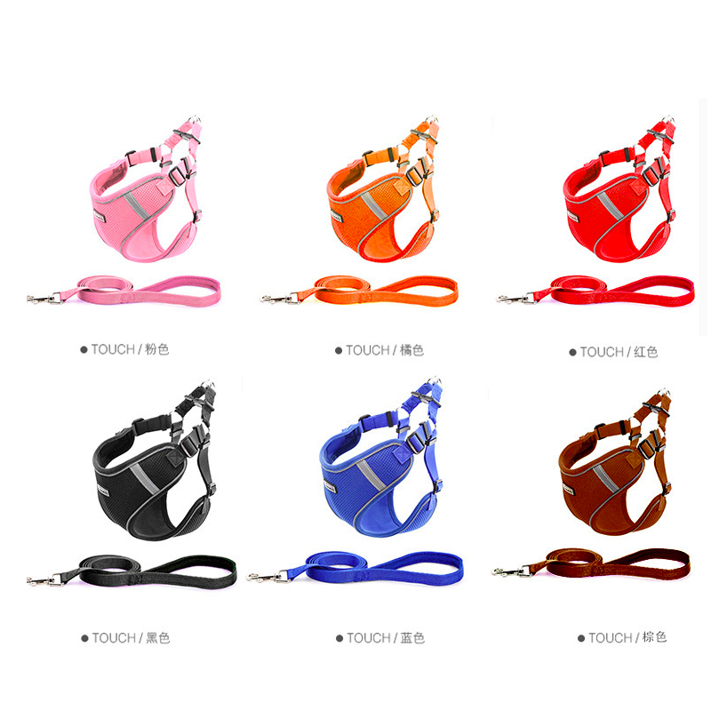 Easy Walk Soft Step in Escape Proof Reflective Harness and Leash Set