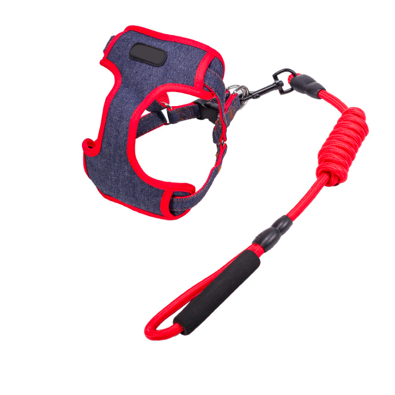 Plaid Dog Harness set for Small Dogs