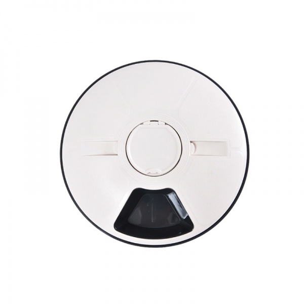 6-Meal Automatic Wet and Dry Food Pet Feeder with Programmable Timer