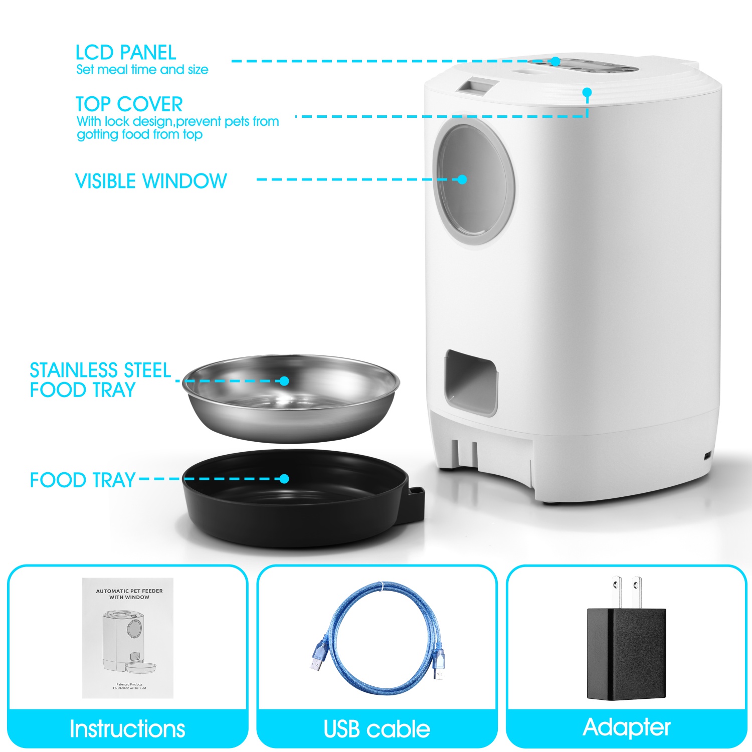 Hot selling pet dog smart feeder