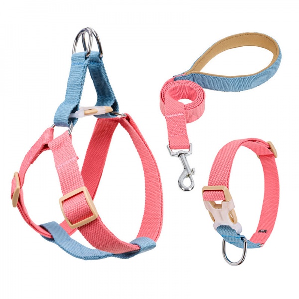 Dog Harness Leash Set Adjustable Heavy Duty No Pull Halter Harnesses
