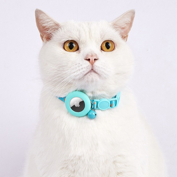 Custom colorful Pet dog cat collar with aritag case