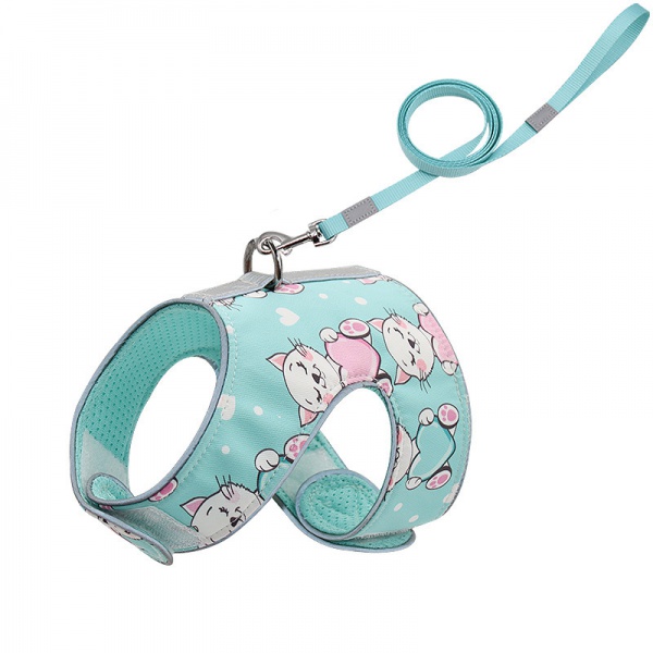 Custom hot selling cat harness set