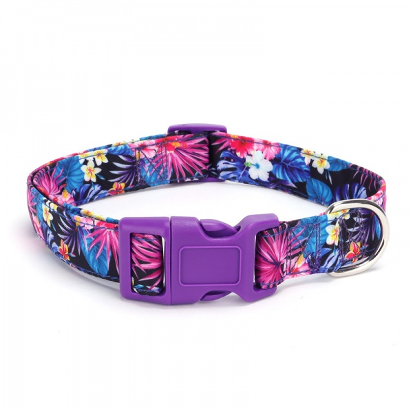 Dogs Collar Cute Flower Dog Collars for Girl Female Small Medium Large Dogs with Flower Charms L