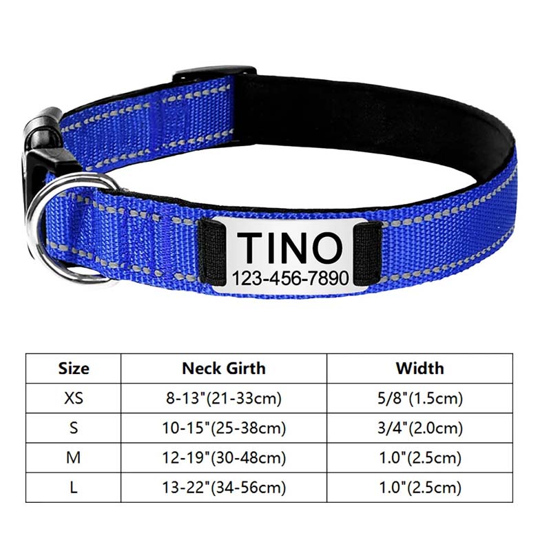 Pet collar with ID tag