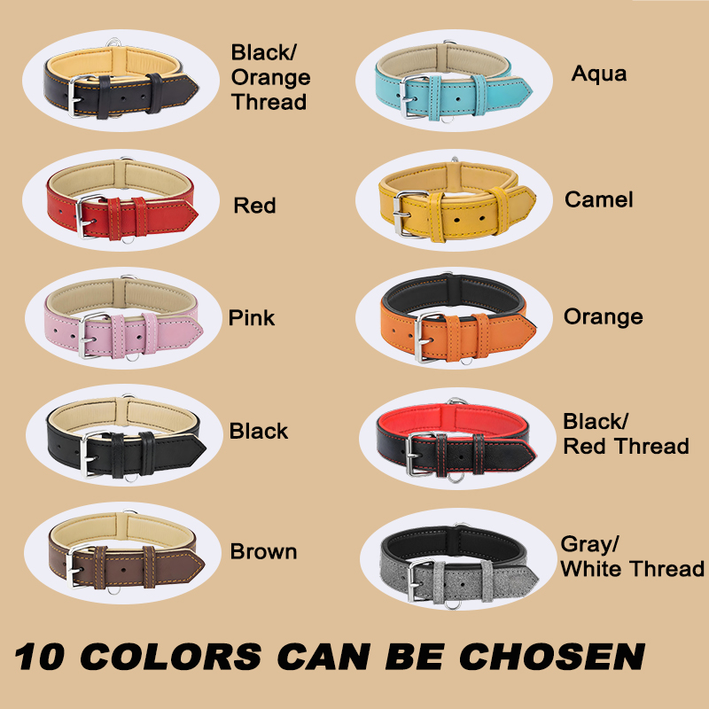 Leather Dog Collar, Large Dog Collar