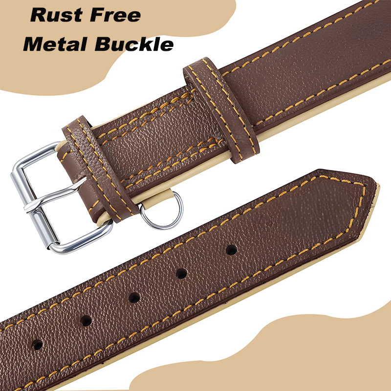 Leather Dog Collar, Large Dog Collar