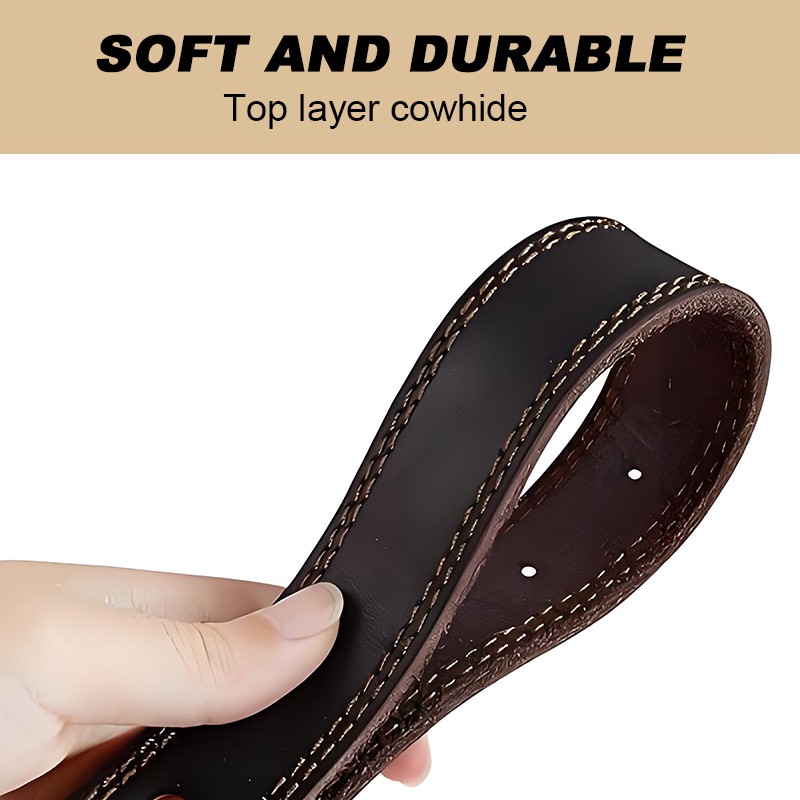 Dog Collar, Genuine Leather Dog Collar