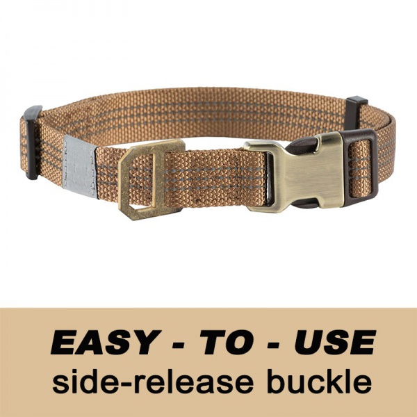 Adjustable Nylon Webbing Collars for Dogs
