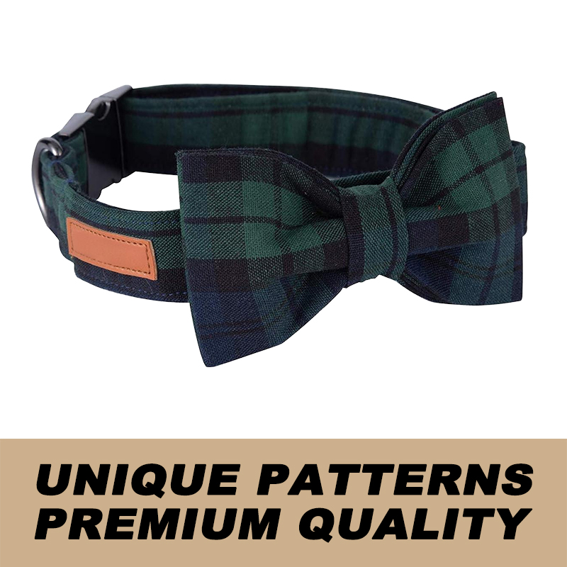 Dog and Cat Collar with Bow