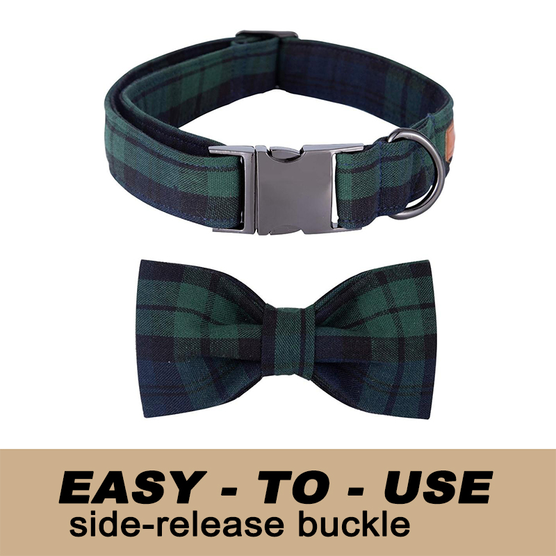 Dog and Cat Collar with Bow