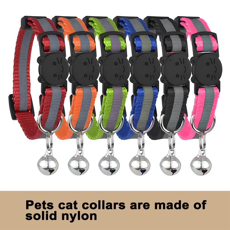 Reflective Cat Collar with Bell