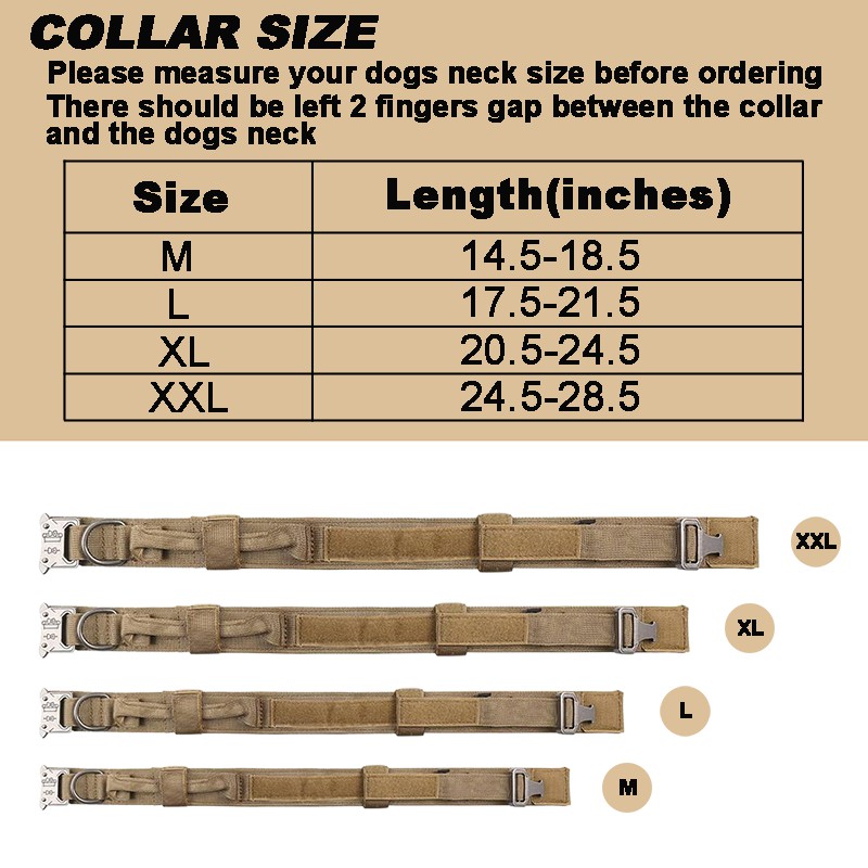 Tactical Dog Collar Training Dog Collar