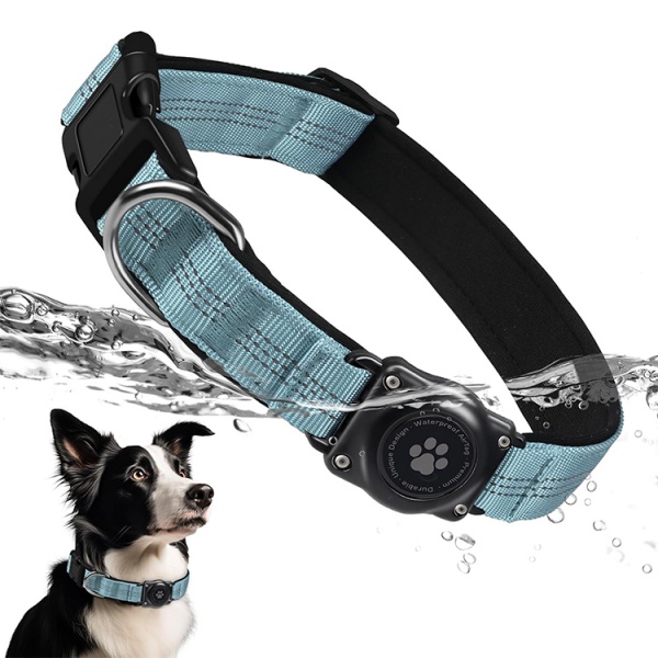 dog collar with apple airtag