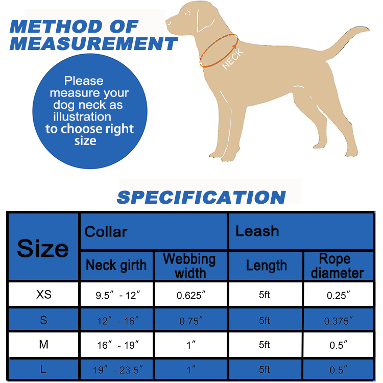 Rope Leash and Collar