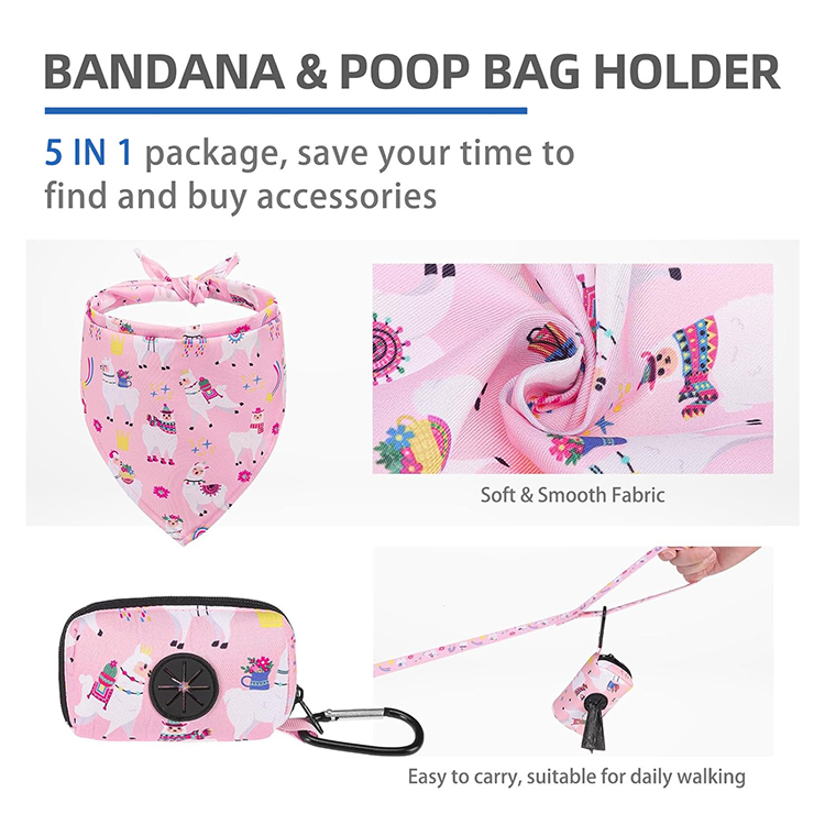 Wholesale 5-in-1 Dog Harness Leash Collar Set