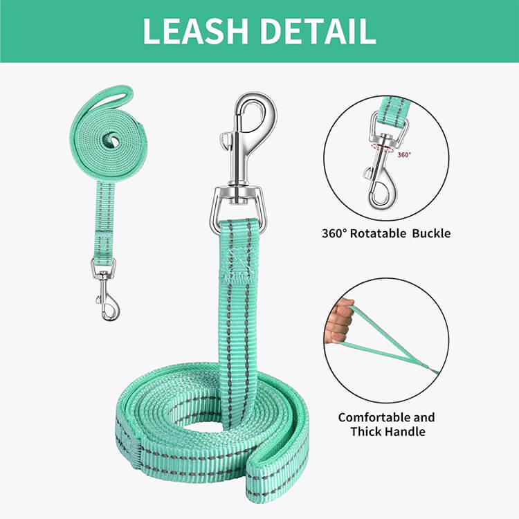  dog collar harness and lead sets