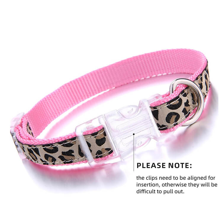 Wholesale Leopard Print Matching Dog Collars Leashes and Harnesses 