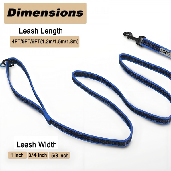 Dog Leash with Anti-Slip Handle
