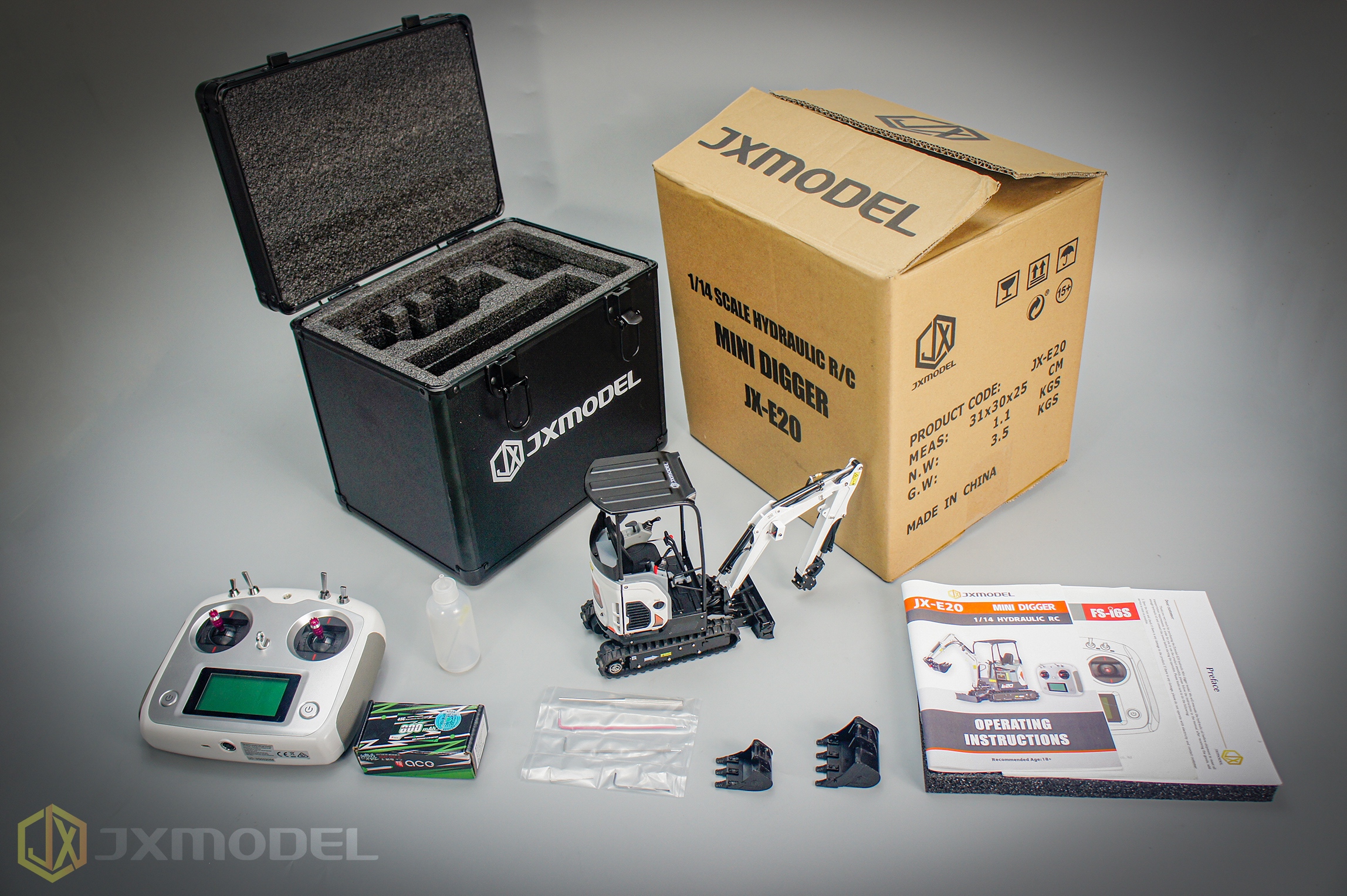 Here are some precautions that must be known when starting playing with JX-E20 mini digger,