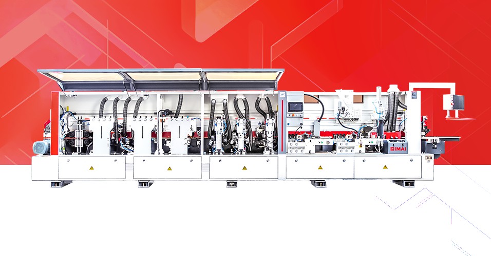 NC350-E-P-L laser PUR/EVA integrated edge banding machine 
