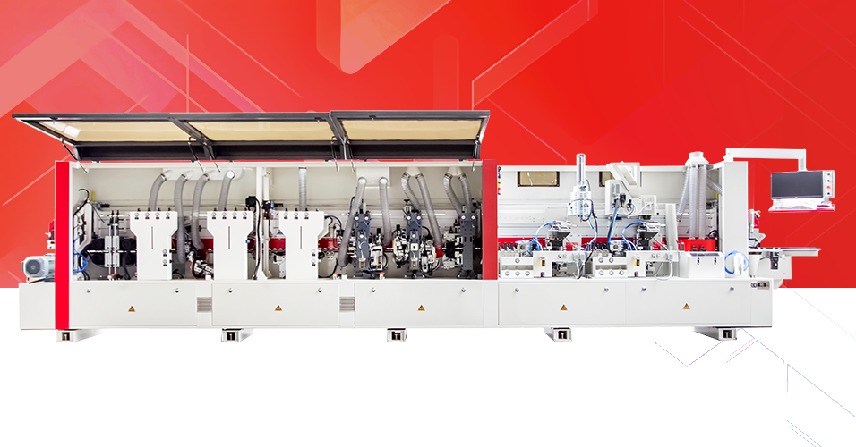 NC350C automatic crawler edge banding machine