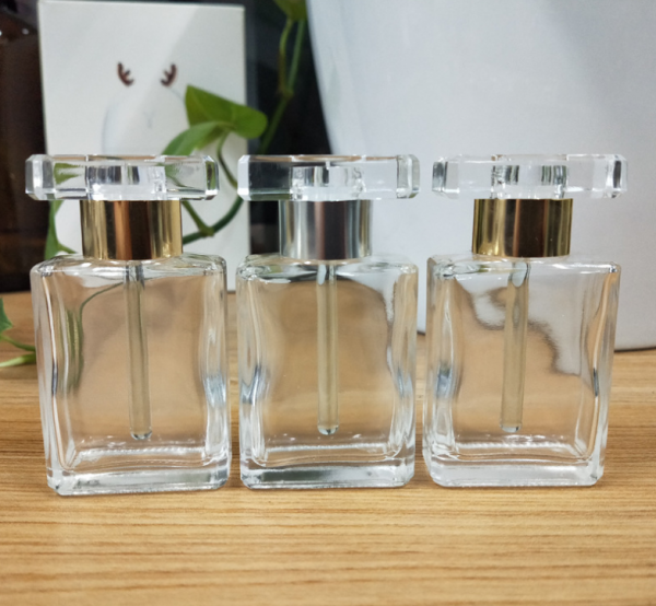  1oz 50ml 100ml rectangle glass perfume bottle