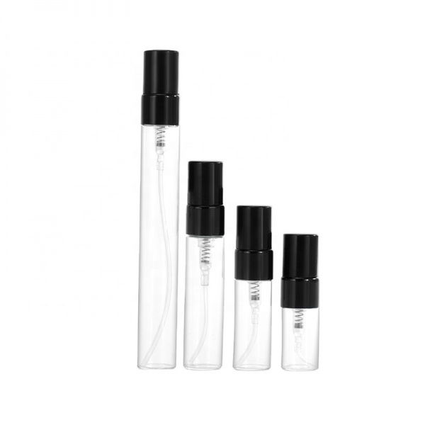  mini size 2ml 3ml 5ml 10ml clear glass mist spray bottle vials