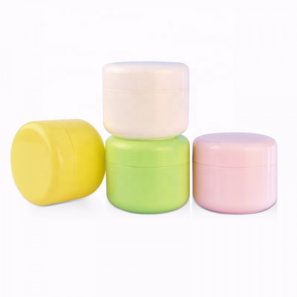5g 10g 15g 20g 30g 50g 100g 150g 200g 250g white pink green yellow PP plastic face cream jar