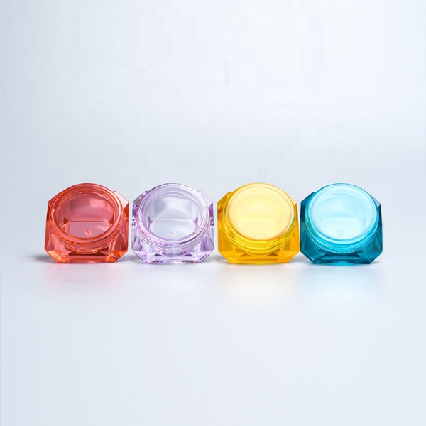  Diamond shape 2g 3g 5g Plastic jar Jewelry Bead Storage Box Make Up Organizer Boxes