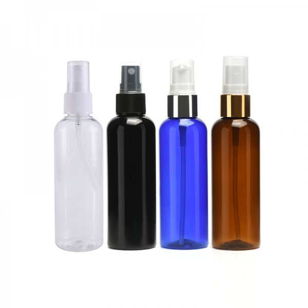 PET 30ml 50ml 100ml 120ml  amber white clear plastic spray bottle