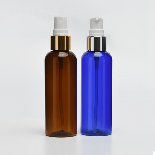  pet plastic empty clear refillable cleaning mist spray bottles