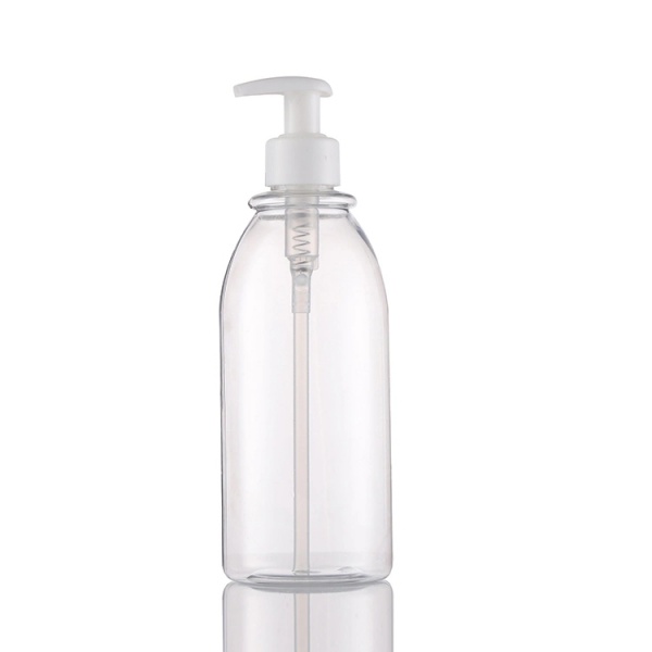 500ml Empty Clear Shampoo and Conditioner Set Plastic Pet Bottle