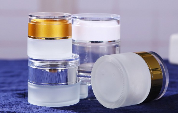 50g face cream separate glass empty mask bottle