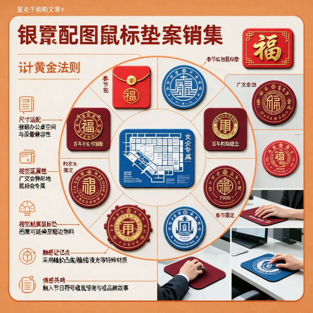 创意营销新载体：节日/展会/周年庆限定款鼠标垫定制案例集（附设计建议）