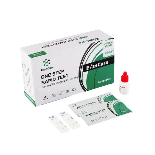 Dengue IgG/IgM Tri-line Rapid Test Cassette (WB/S/P)